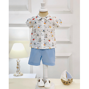 Set Estampado Faro Deolinda