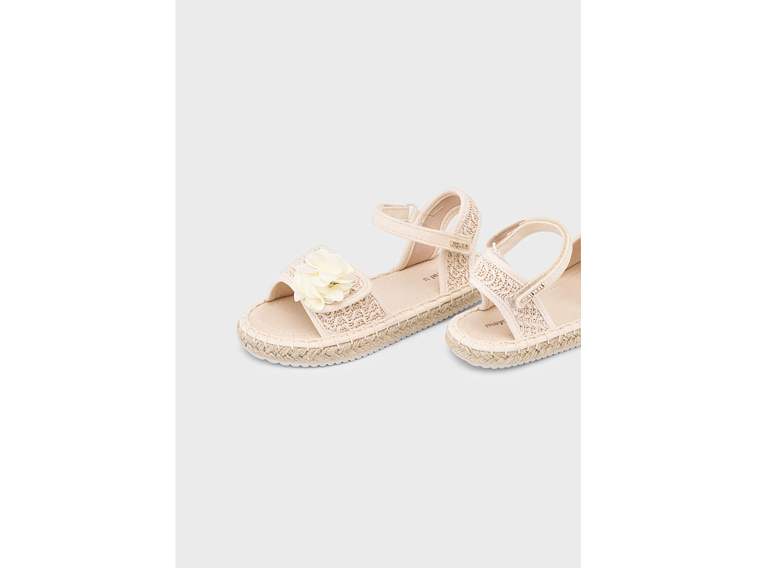 Sandalia Rafia Yute Crudo 7