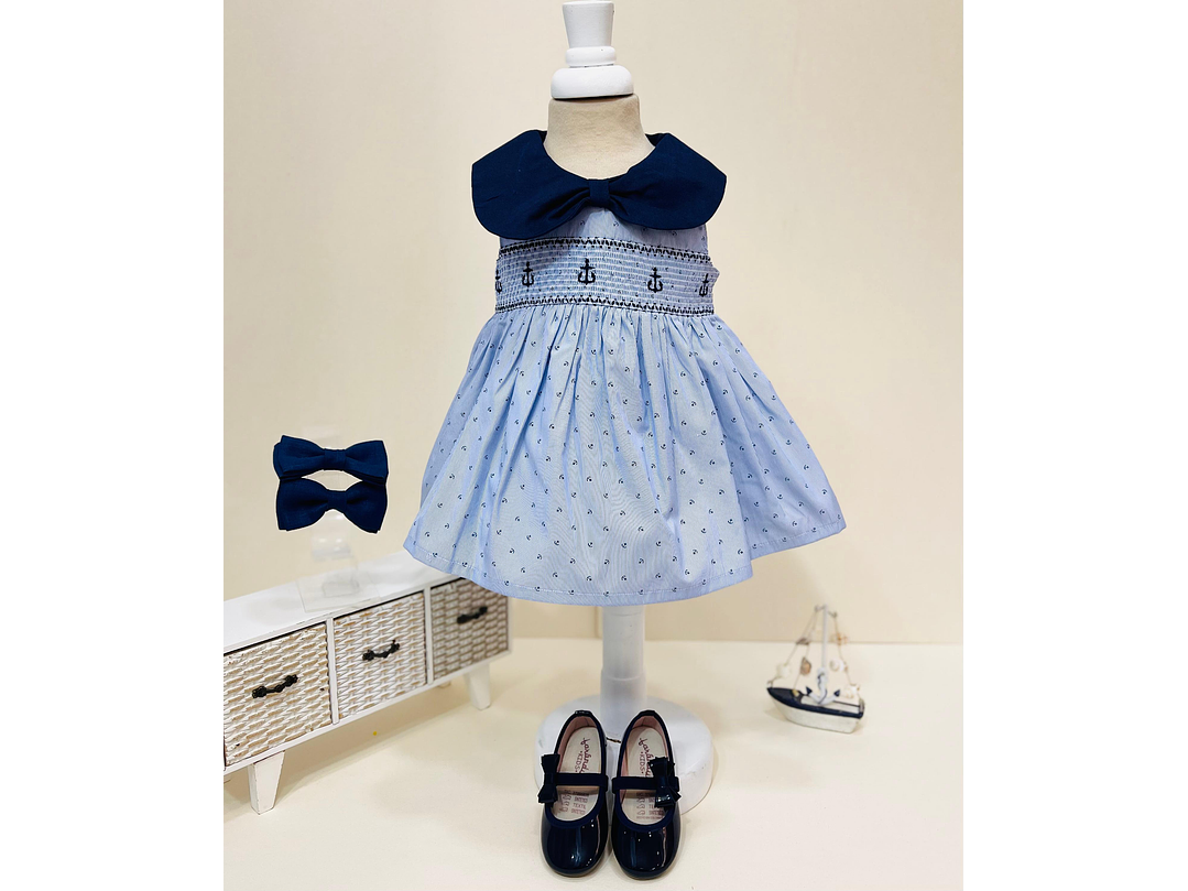 Vestido Marino Deolinda 1