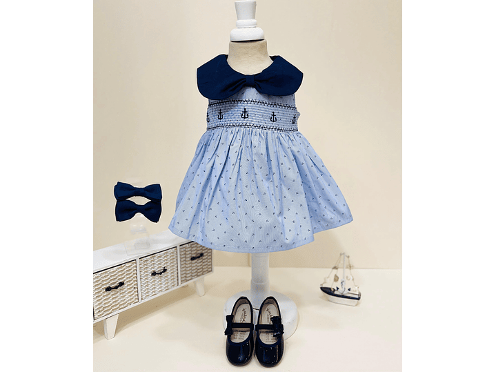 Vestido Marino Deolinda 1