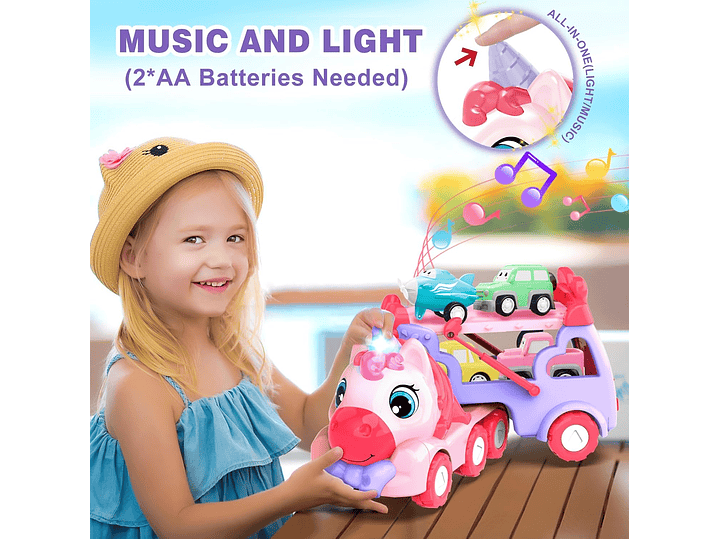 Juguete Unicornio Con Luces 2