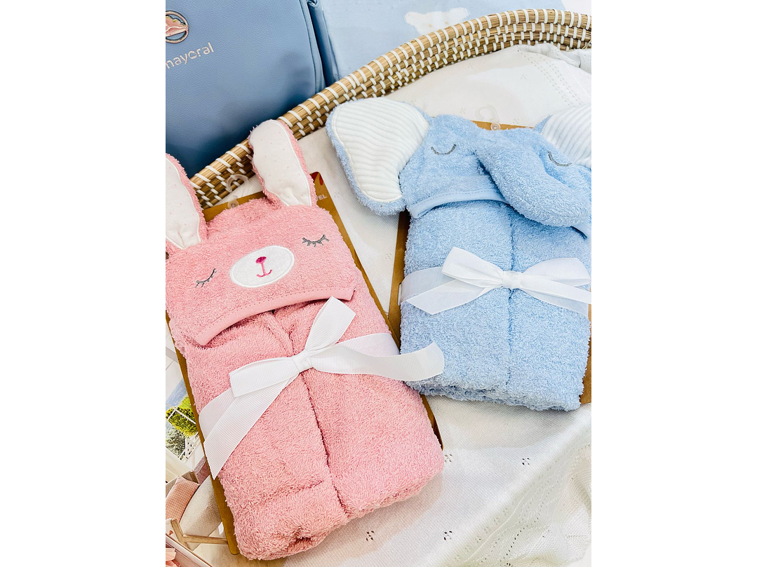 Toalla Algodon  Con Capucha 1