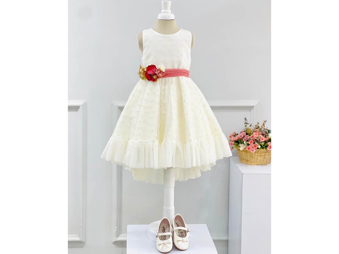 Vestido Abel&Lula Crudo Talla 4 1