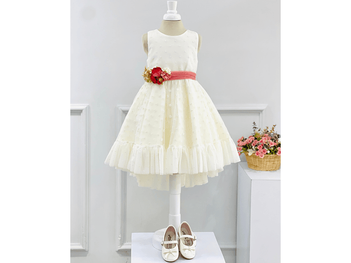 Vestido Abel&Lula Crudo Talla 4 1