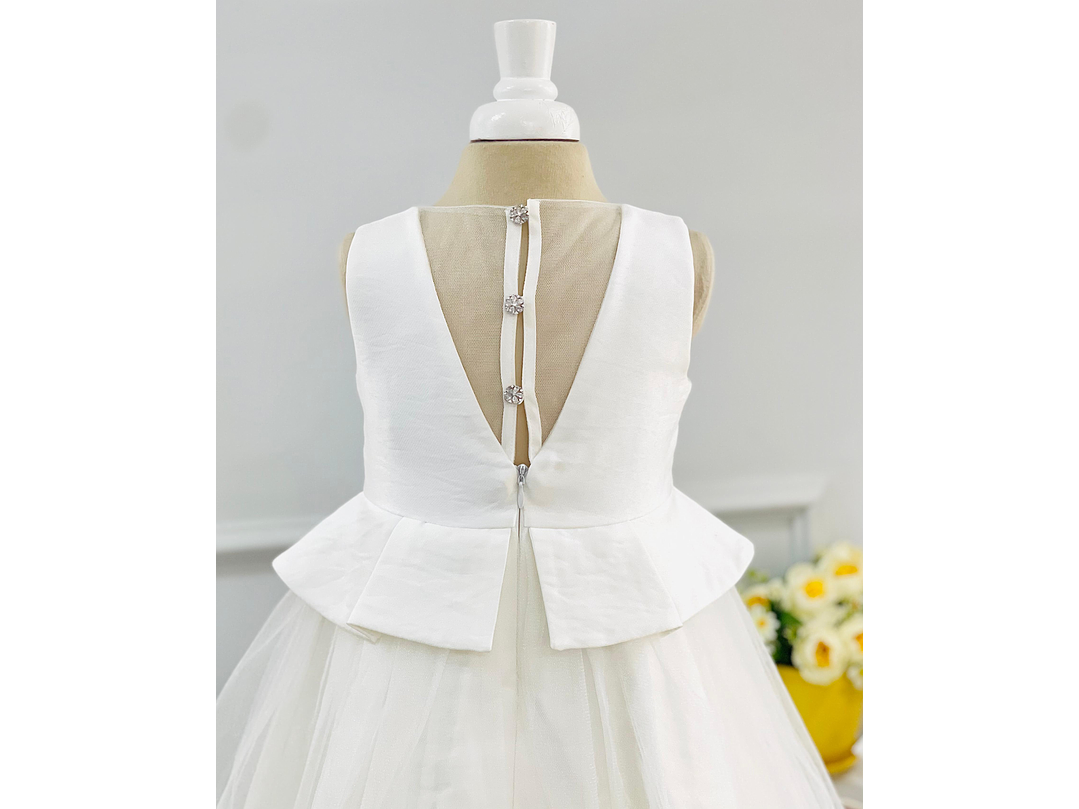 Vestido Abel&Lula Blanco Talla 4 2