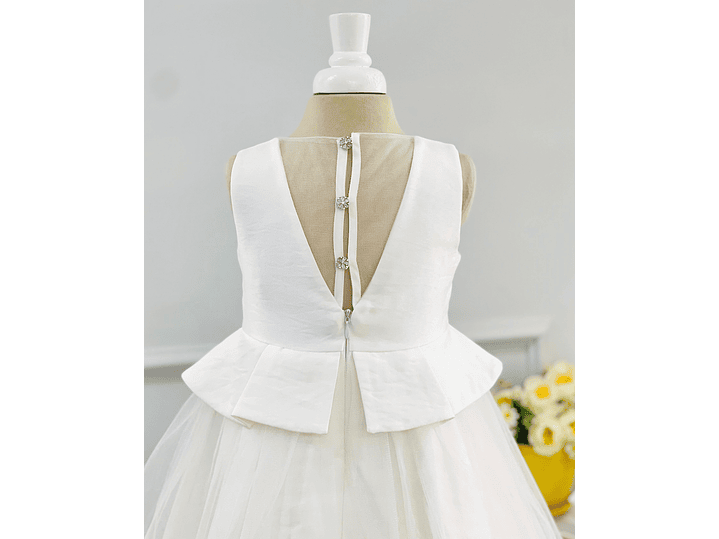 Vestido Abel&Lula Blanco Talla 4 2