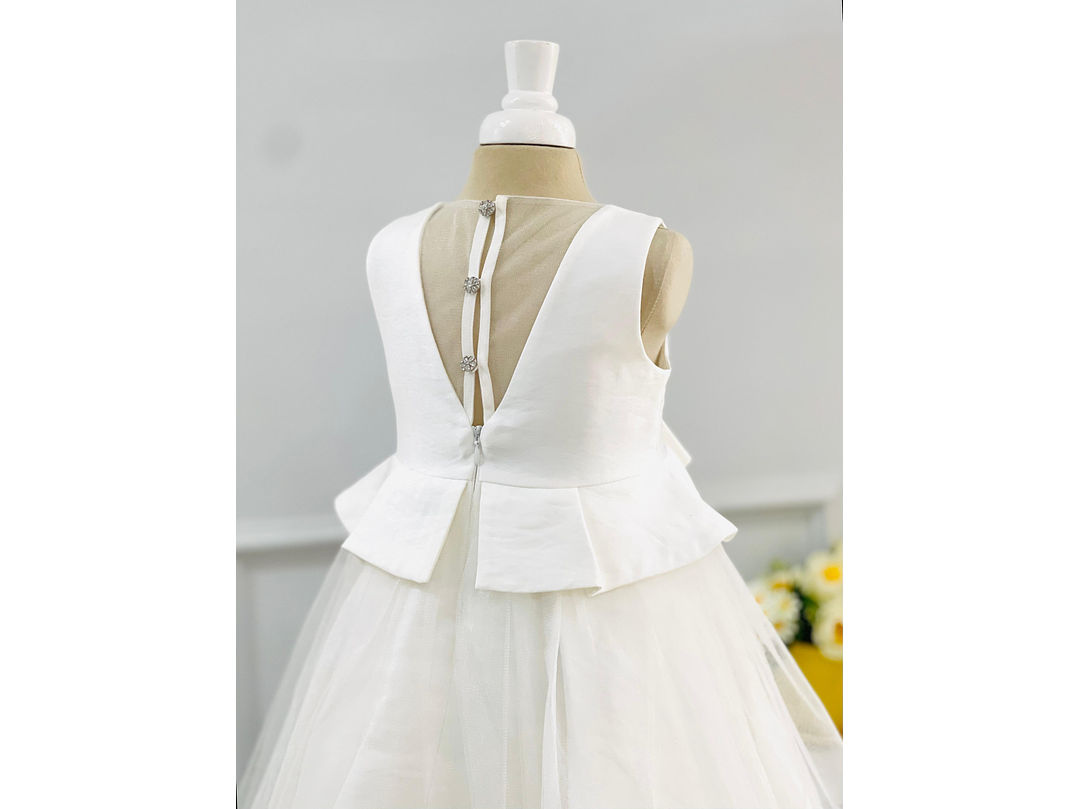 Vestido Abel&Lula Blanco Talla 4 3