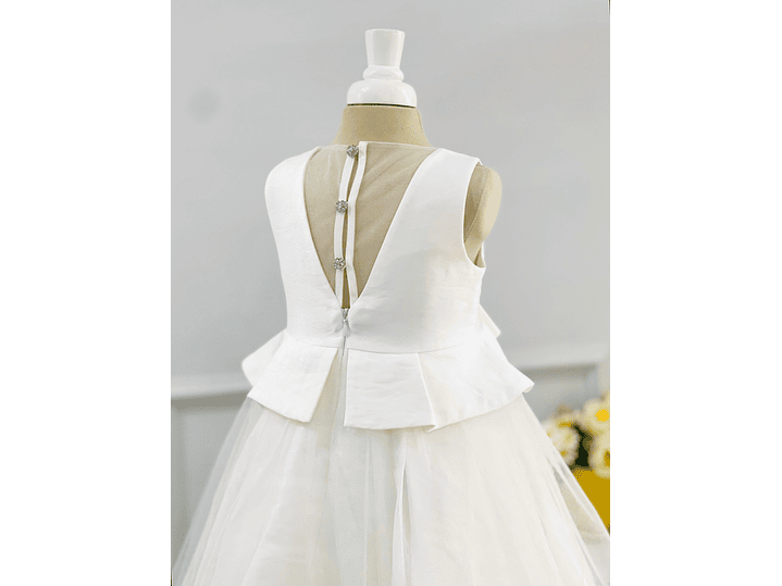 Vestido Abel&Lula Blanco Talla 4 3