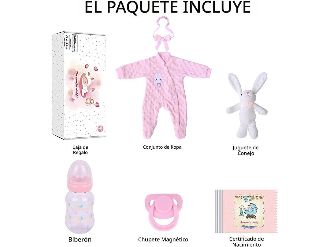 Muñeca Realista 45Cm 4