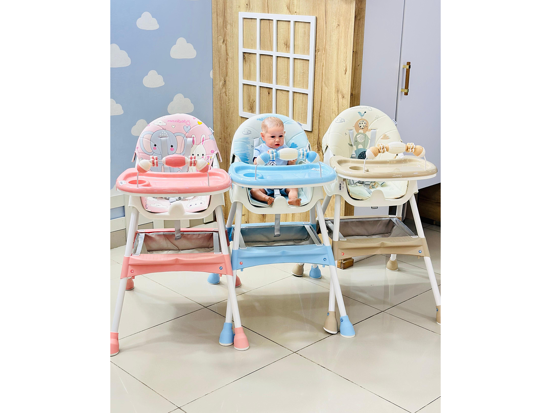 Silla Comedor Estampado Rosa 1