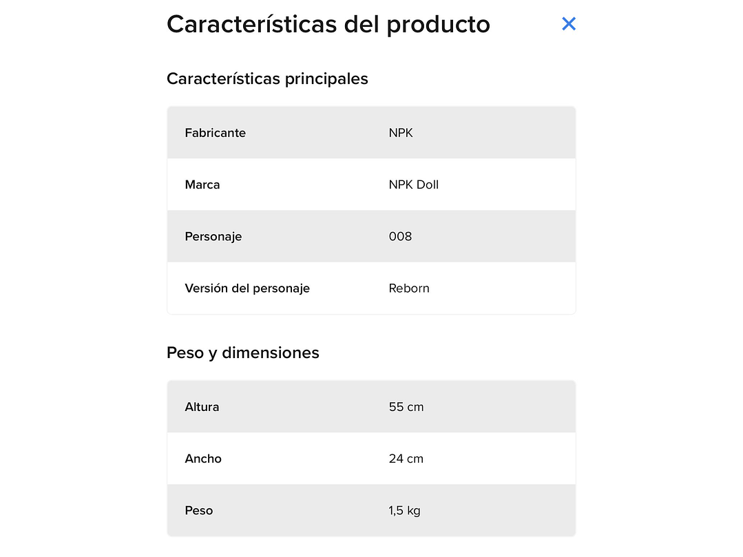 Muñeca Realista 55Cm 7