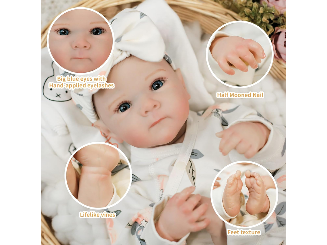 Muñeca Realista 50Cm 3