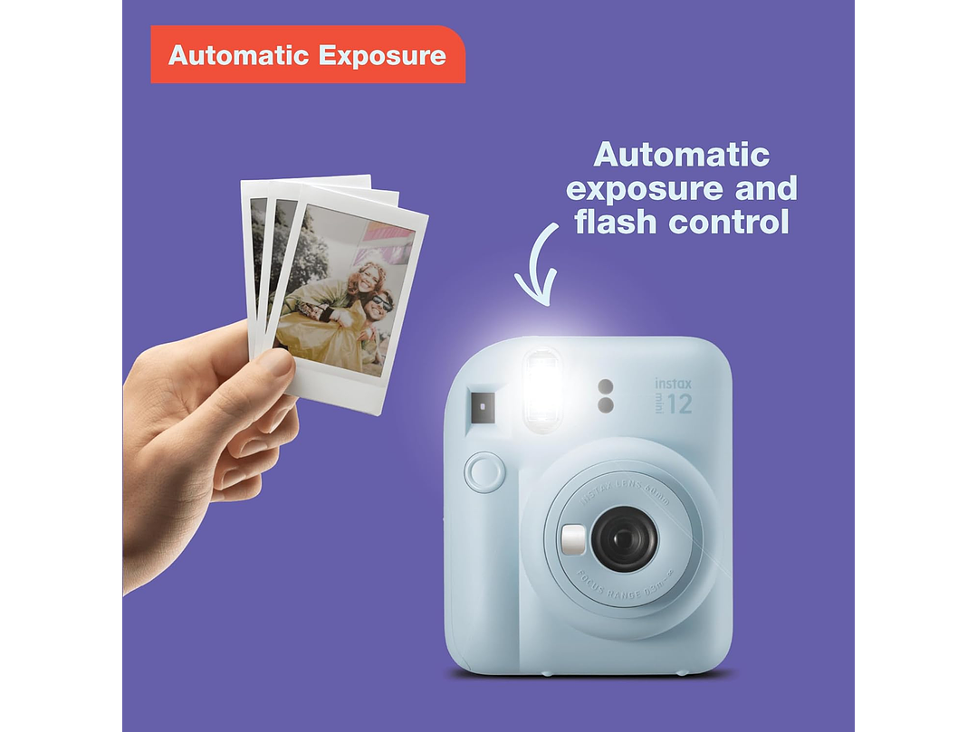 Fujifilm Instax Mini 12 Cámara Instantánea - Blossom Pink 3