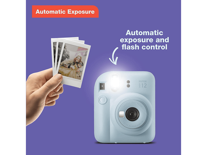 Fujifilm Instax Mini 12 Cámara Instantánea - Blossom Pink 3