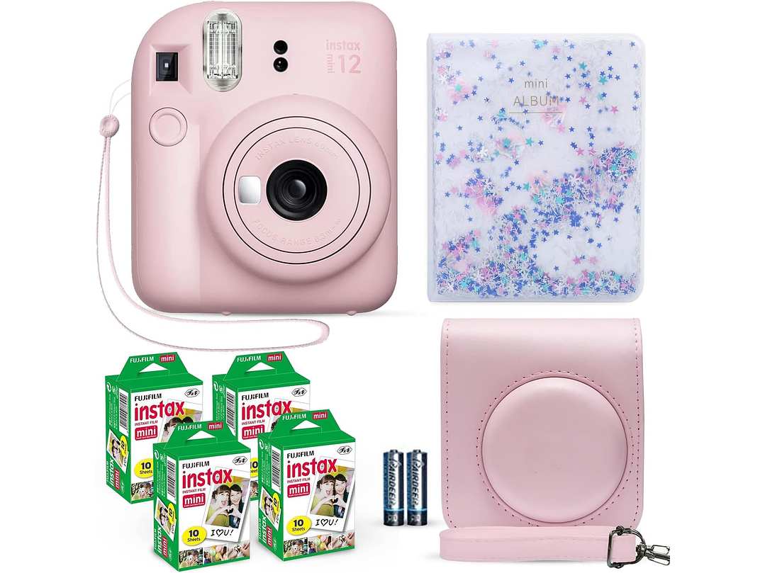 Fujifilm Instax Mini 12 Cámara Instantánea - Blossom Pink 1