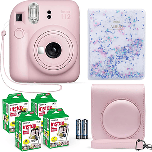 Fujifilm Instax Mini 12 Cámara Instantánea - Blossom Pink