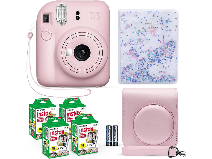 Fujifilm Instax Mini 12 Cámara Instantánea - Blossom Pink 1