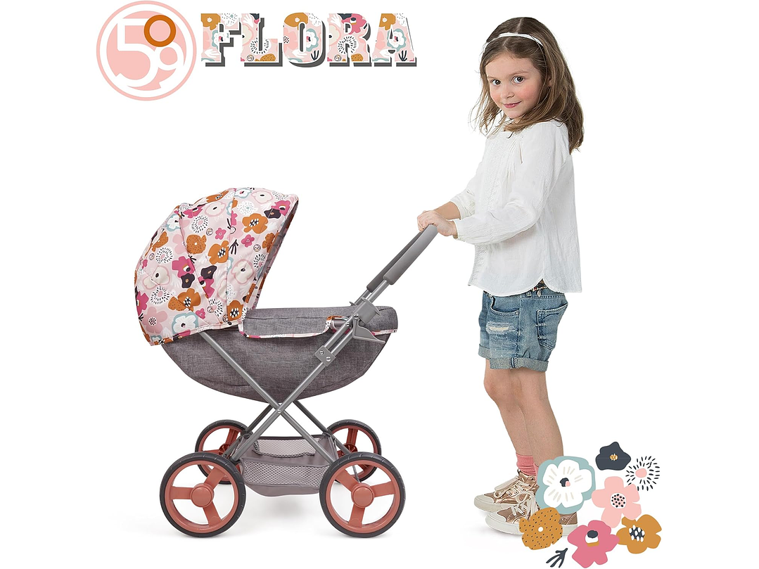 Melange Flora - Cochecito De Muñeca De Lujo - 1