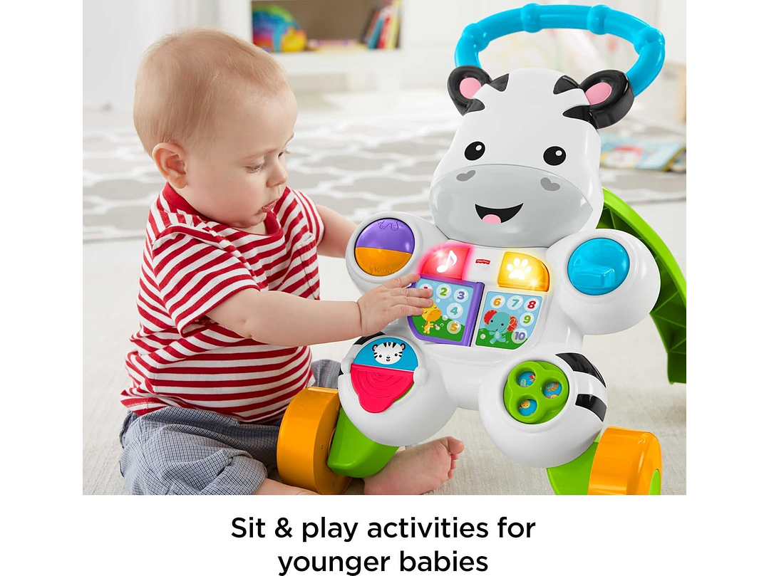 Caminador de Cebra de Fisher-Price Aprende Conmigo 3