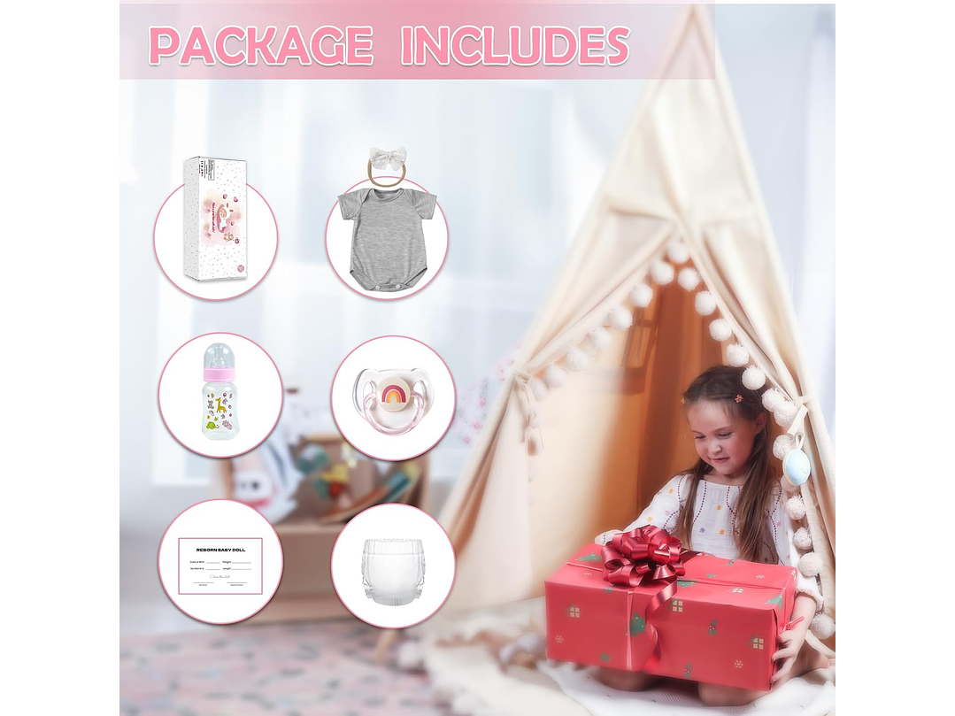 WOOROY Muñecas Realista 50CM 2