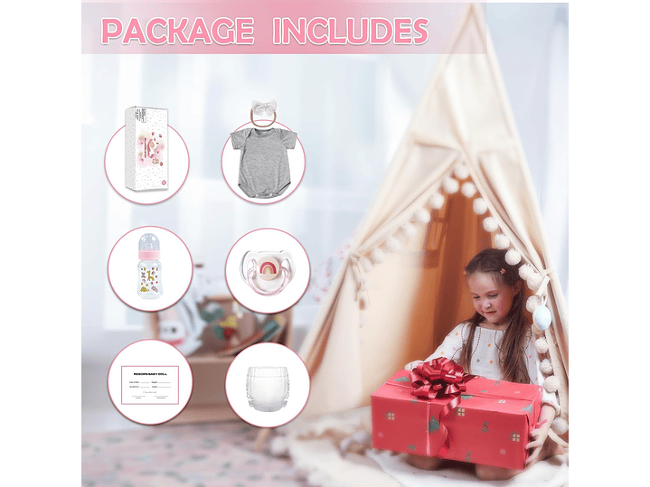 WOOROY Muñecas Realista 50CM 2