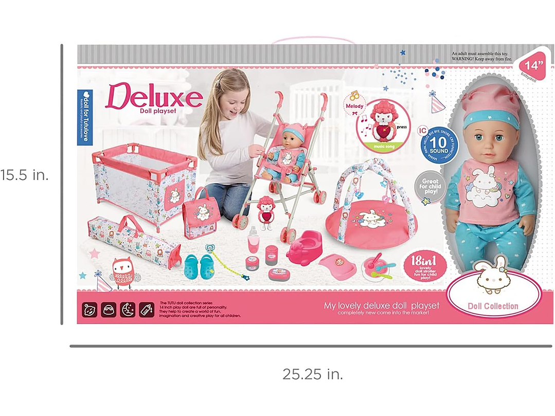 Set De Niña 18 Piezas 2