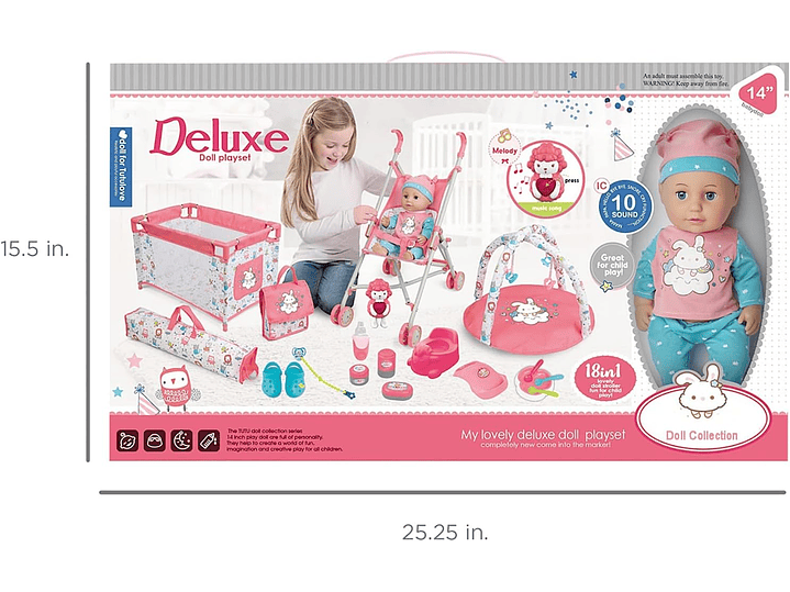 Set De Niña 18 Piezas 2