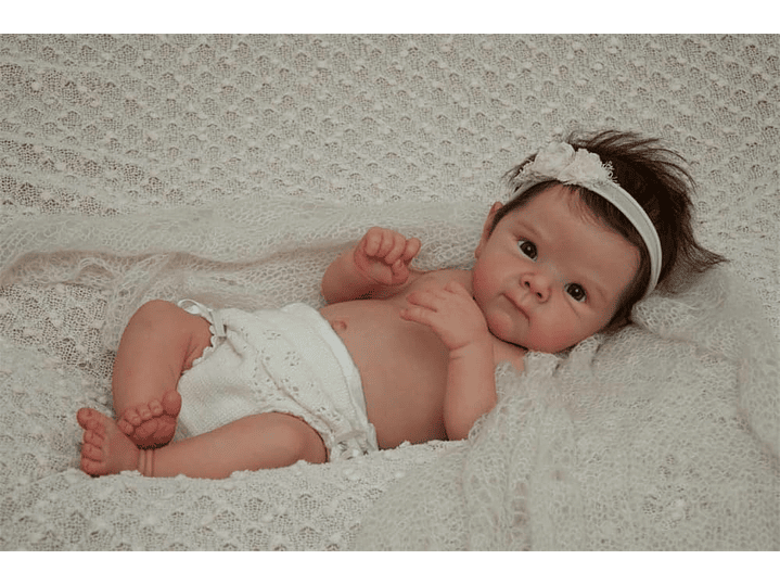 Bebe Reborn Silicona 50Cm 5