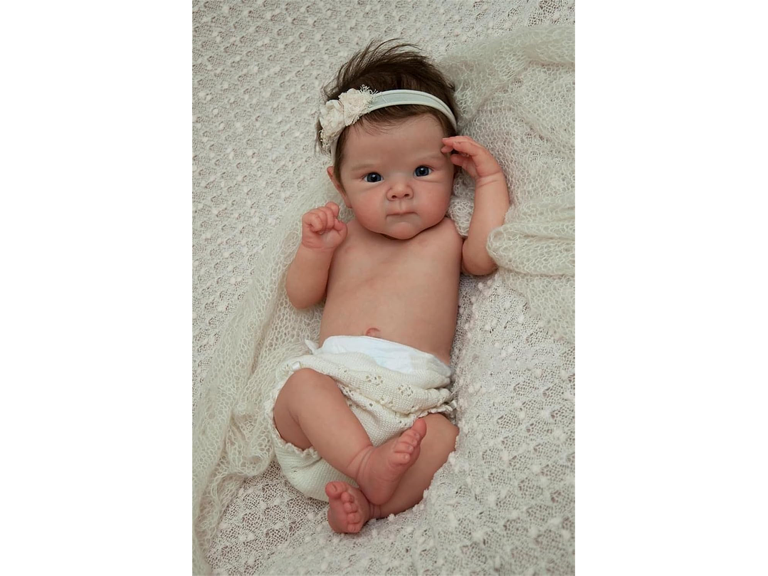 Bebe Reborn Silicona 50Cm 7