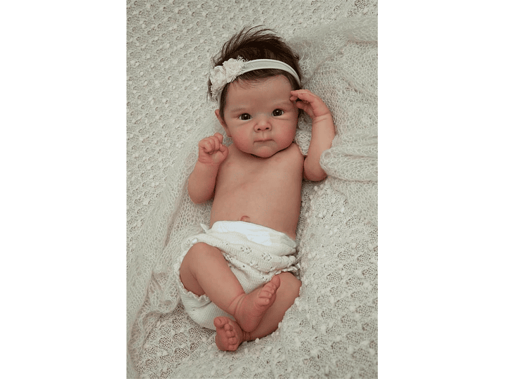 Bebe Reborn Silicona 50Cm 7