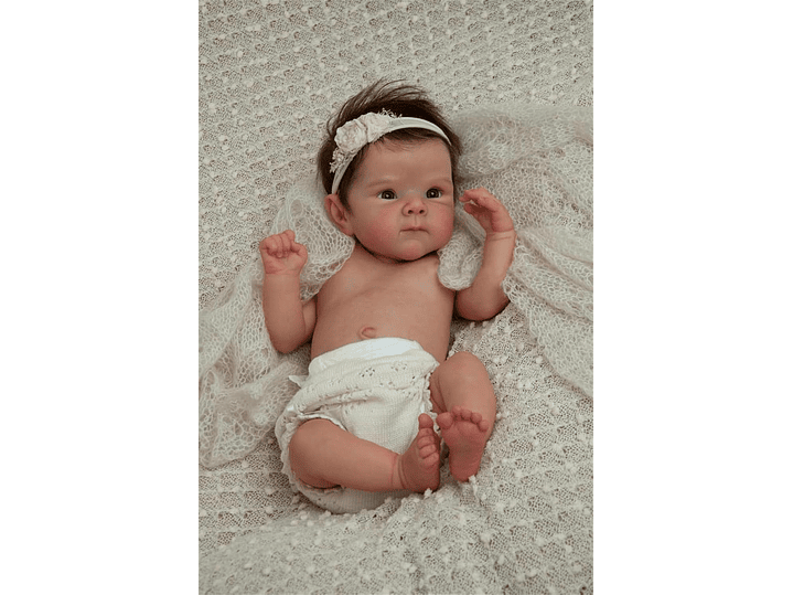 Bebe Reborn Silicona 50Cm 2