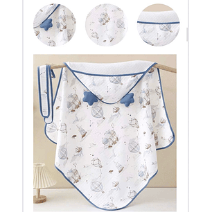 Cobija Algodón Con Capucha