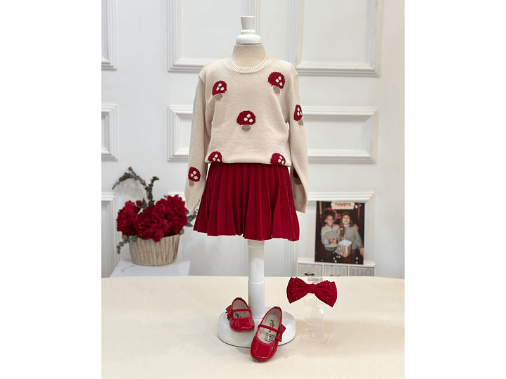 Conjunto Mayoral Rojo Talla 4 2