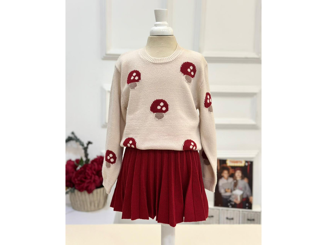 Conjunto Mayoral Rojo Talla 4 3