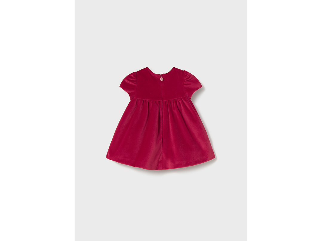 Vestido Terciopelo  Guinda 3