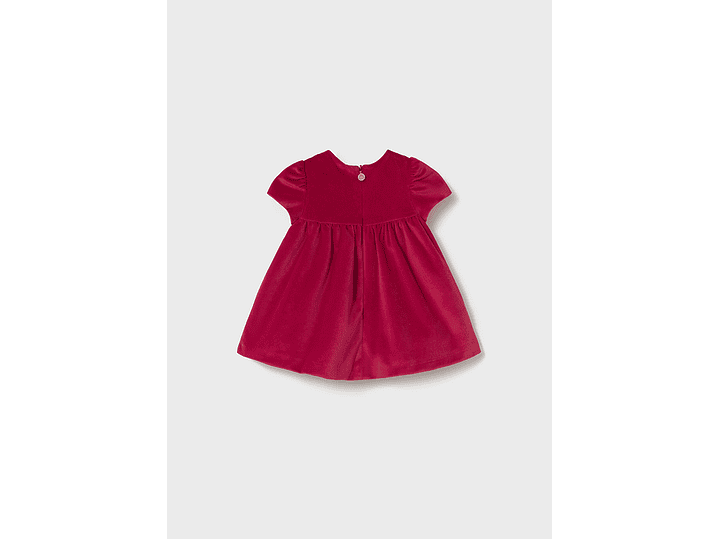 Vestido Terciopelo  Guinda 3