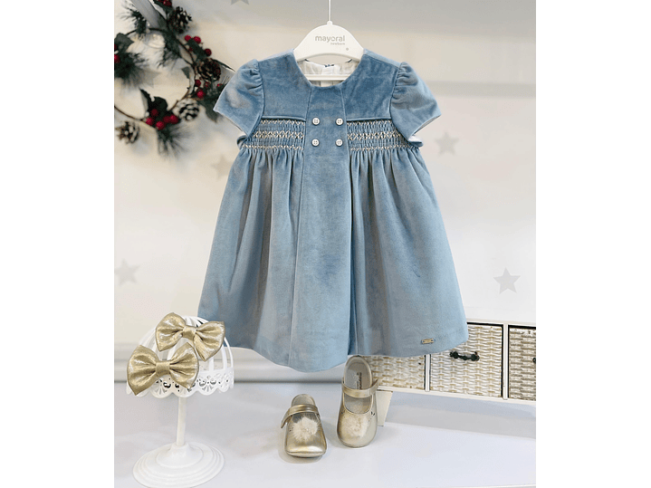 Vestido Terciopelo  Mineral  1