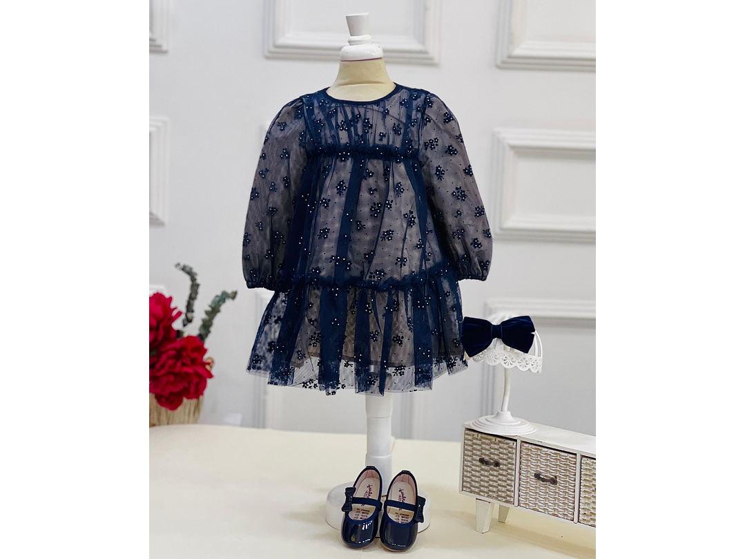 Vestido Mayoral  Marino 2