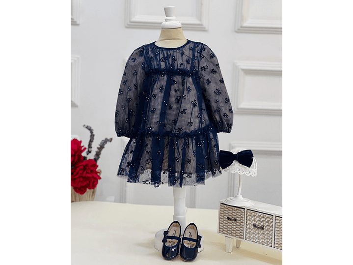 Vestido Mayoral  Marino 2