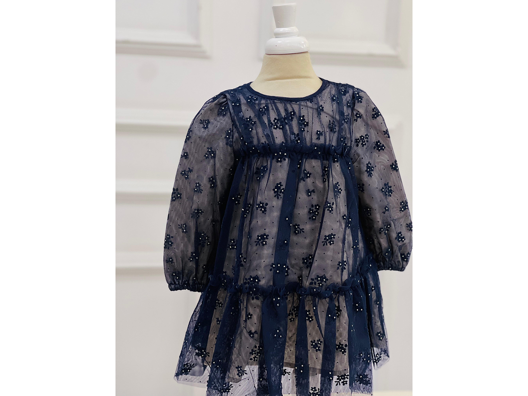 Vestido Mayoral  Marino 3