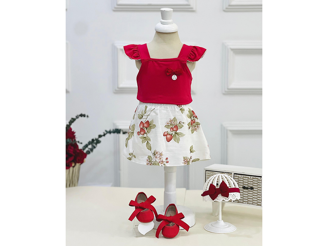 Set Milon Rojo-Estampado 1