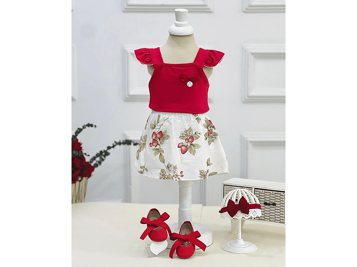 Set Milon Rojo-Estampado 1