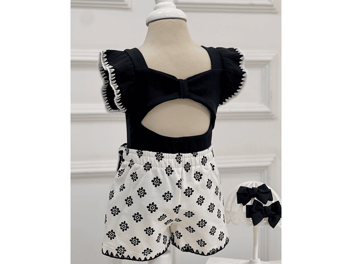 Set Milon  Negro-Blanco 4