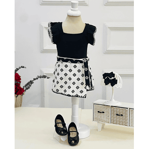Set Milon  Negro-Blanco
