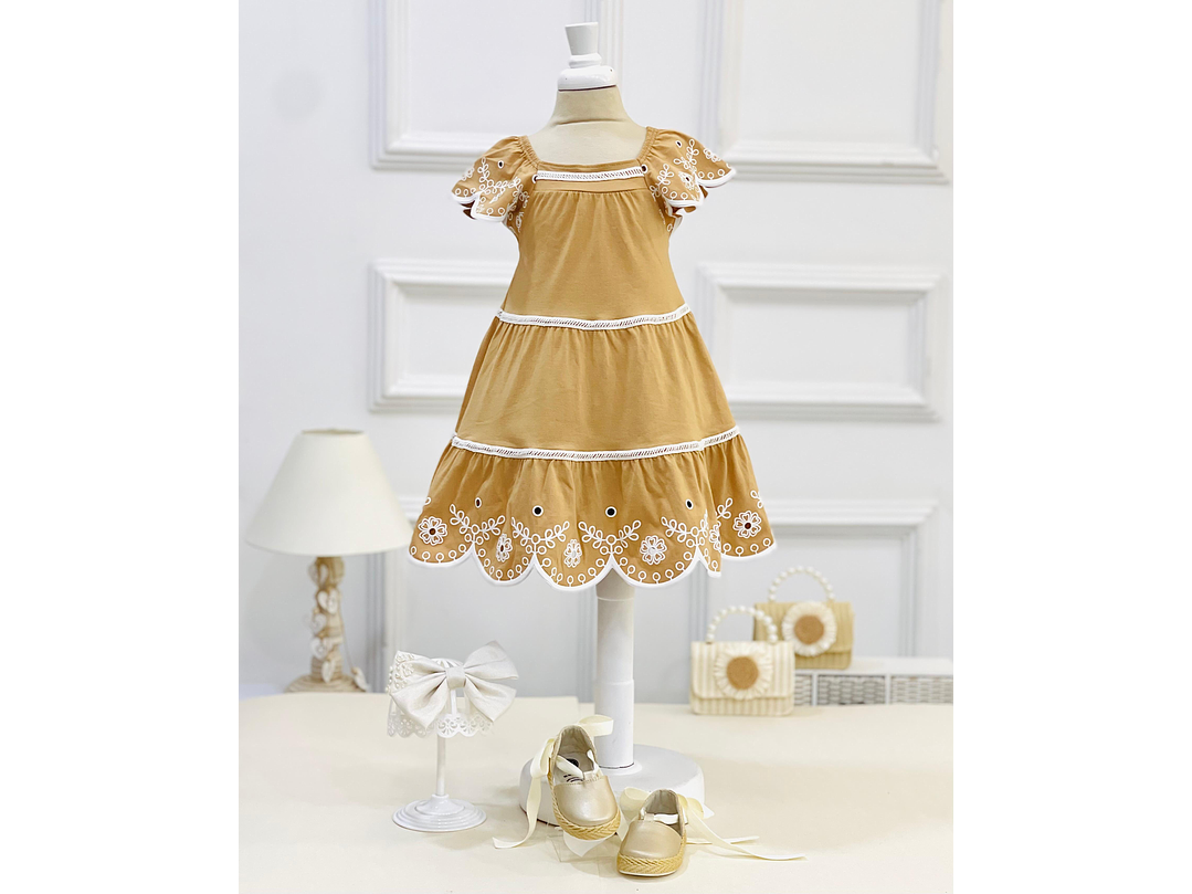 Vestido Milon Caqui 1