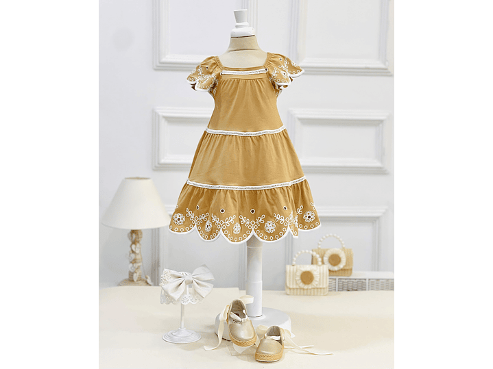 Vestido Milon Caqui 1