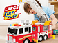  Camión De Bomberos Extra Grande Para Niños Con Escalera De 33 Pulgadas, - Miniatura 5