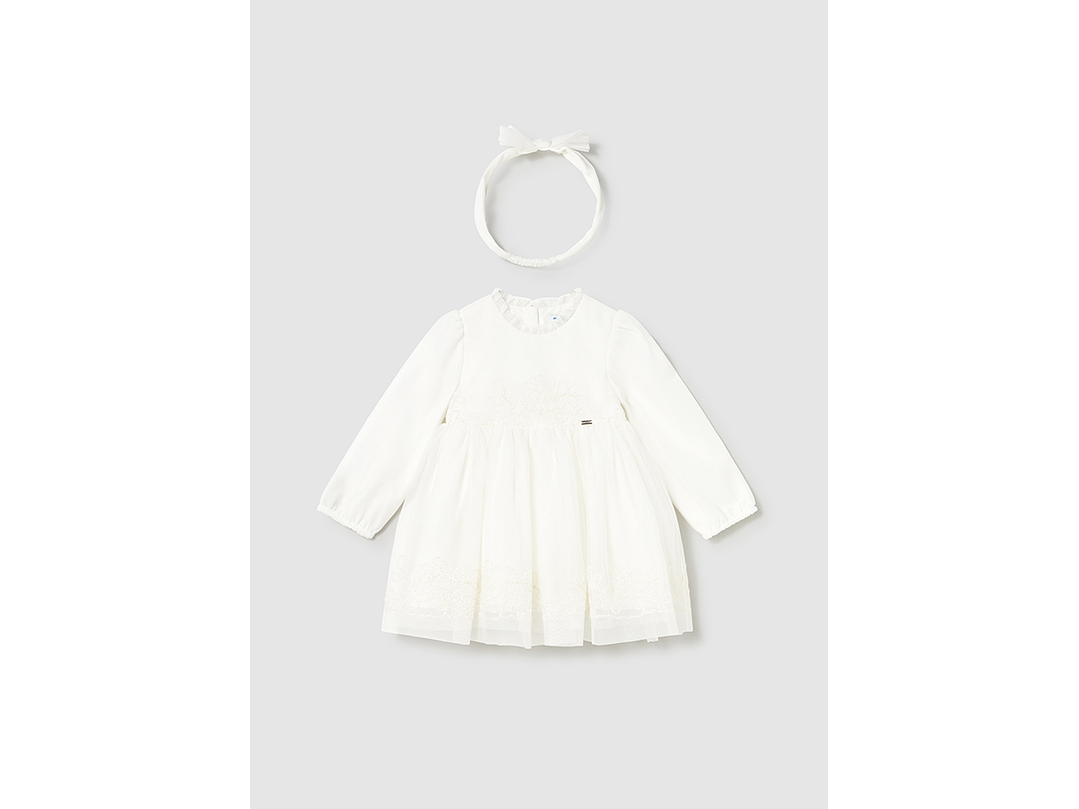 Vestido Mayoral  Crudo  3