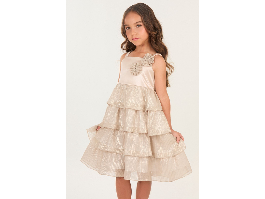 Vestido Grazziani  Dorado  1