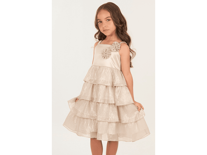 Vestido Grazziani  Dorado  1